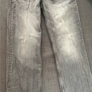 Zara Women’s Light Gray Wide Leg Jeans